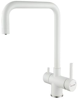 Смеситель для кухни Paulmark Wetter We213030-431 белый матовый